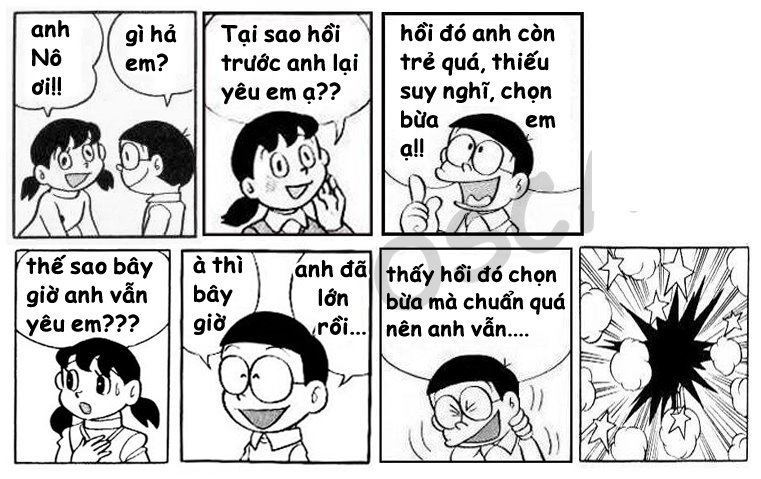 Truyện tranh doremon chế,truyen tranh che,truyen tranh 3d