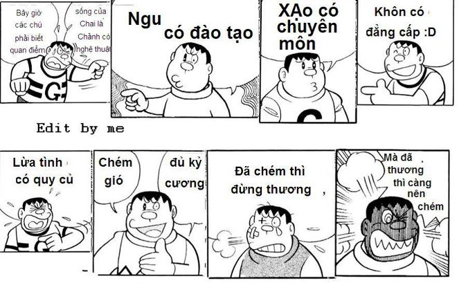 Truyện tranh doremon chế,truyen tranh che,truyen tranh 3d