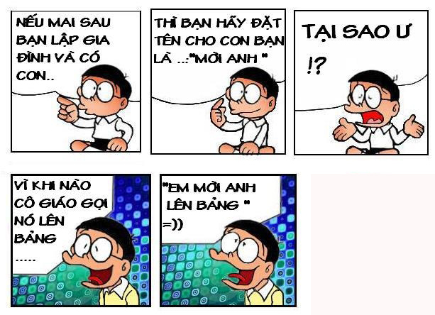 Truyện tranh doremon chế,truyen tranh che,truyen tranh 3d