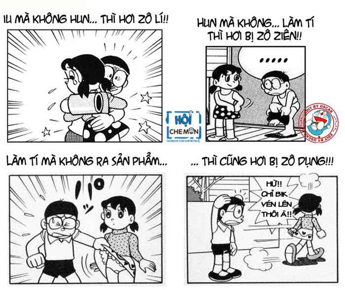 Truyện tranh doremon chế,truyen tranh che,truyen tranh 3d