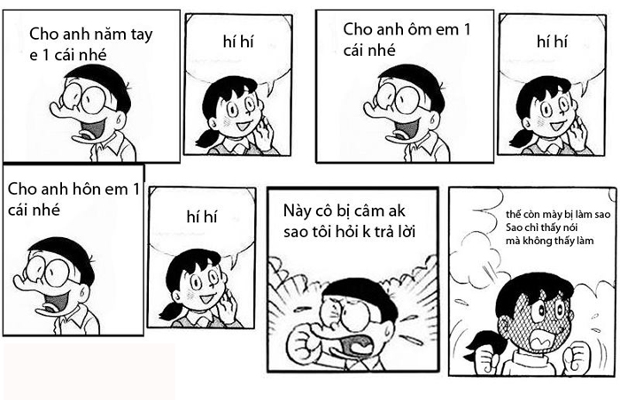 Truyện tranh doremon chế,truyen tranh che,truyen tranh 3d