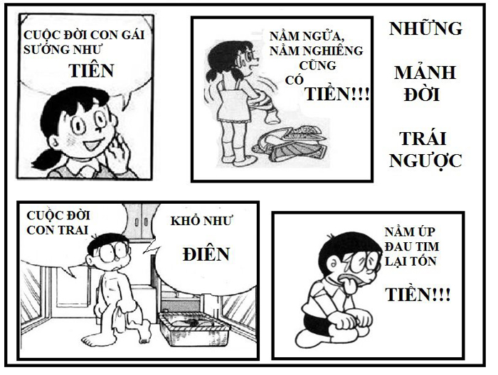 Truyện tranh doremon chế,truyen tranh che,truyen tranh 3d