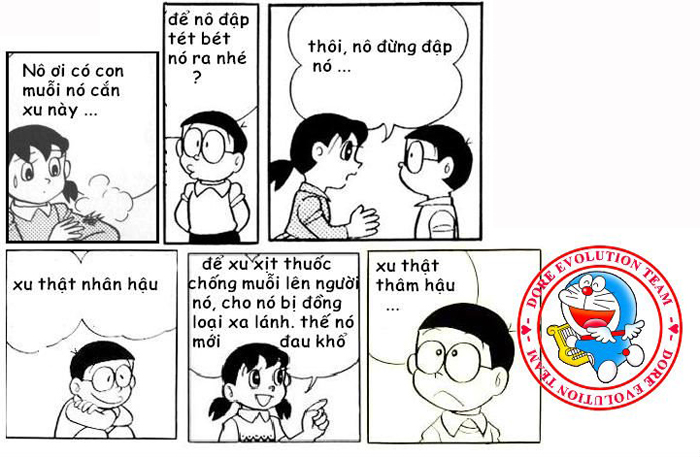 Truyện tranh doremon chế,truyen tranh che,truyen tranh 3d