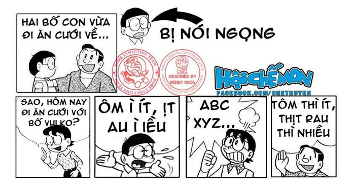 Truyện tranh doremon chế,truyen tranh che,truyen tranh 3d